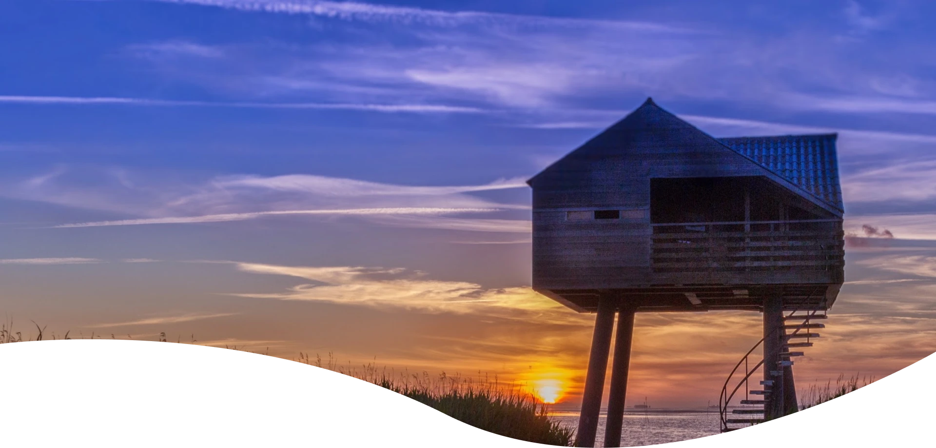 Vogelkijkhut kiekkast bij Nieuw Statenzijl